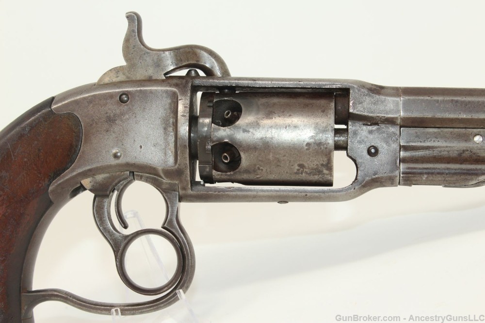 CIVIL WAR Antique SAVAGE NAVY Percussion Revolver-img-14