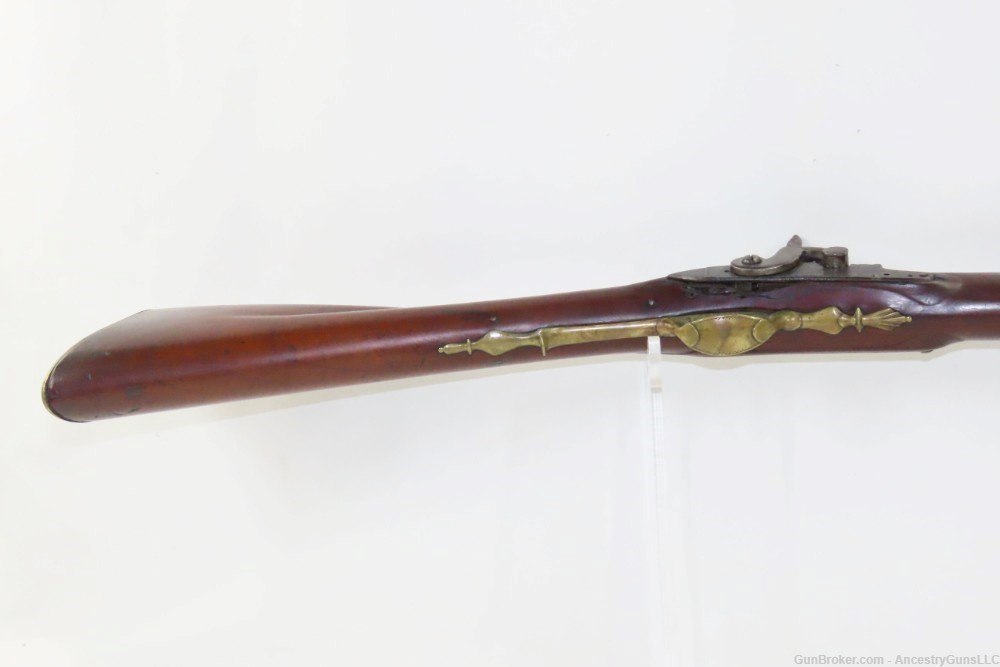 1797 EARLY AMERICAN NEW ENGLAND Flintlock Musket by THOMAS HOLBROOK Antique-img-6