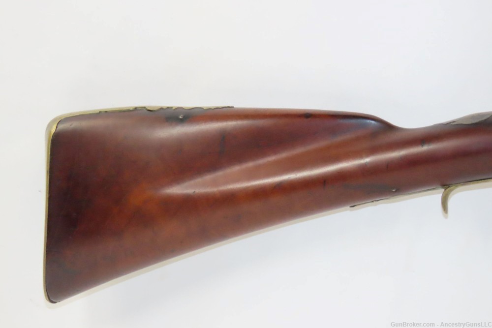 1797 EARLY AMERICAN NEW ENGLAND Flintlock Musket by THOMAS HOLBROOK Antique-img-2