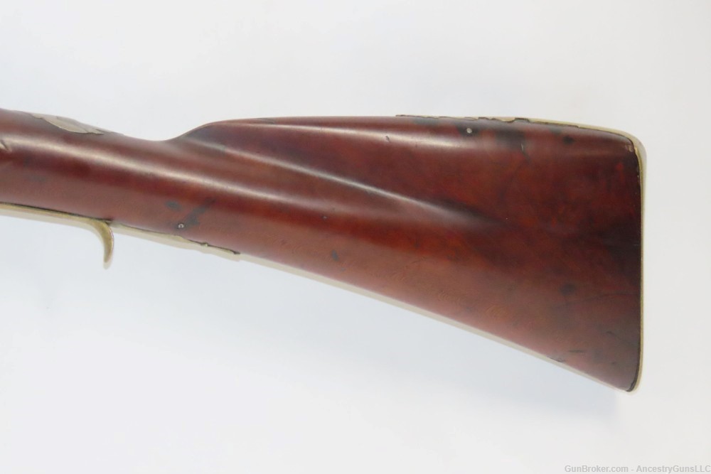1797 EARLY AMERICAN NEW ENGLAND Flintlock Musket by THOMAS HOLBROOK Antique-img-14