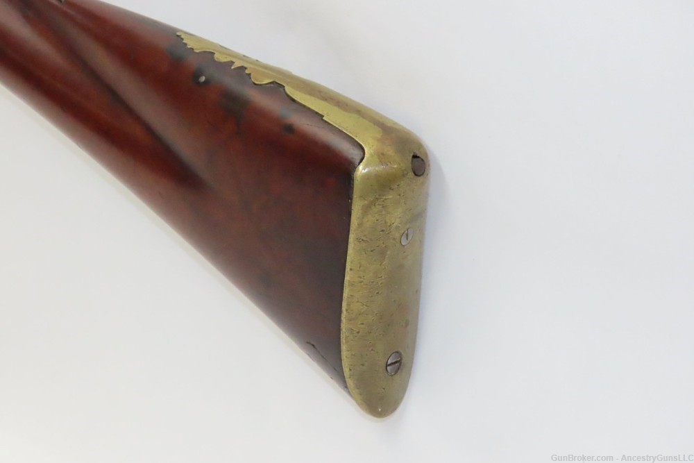 1797 EARLY AMERICAN NEW ENGLAND Flintlock Musket by THOMAS HOLBROOK Antique-img-18