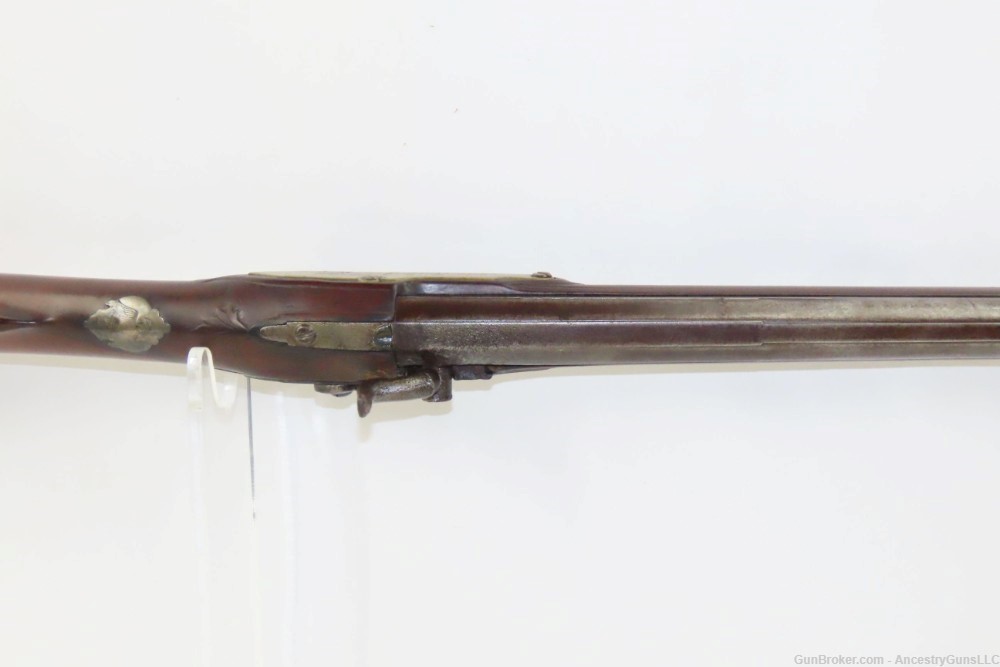 1797 EARLY AMERICAN NEW ENGLAND Flintlock Musket by THOMAS HOLBROOK Antique-img-10