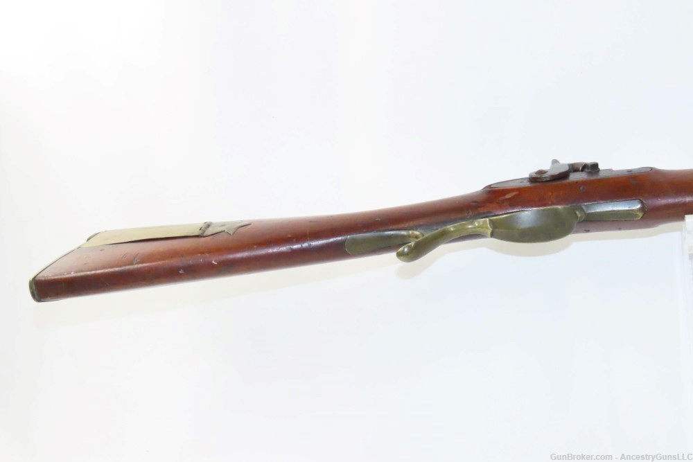 c1840s Roxbury, MASSACHUSETTS Long Rifle by HENRY PRATT .61 Caliber Antique-img-7