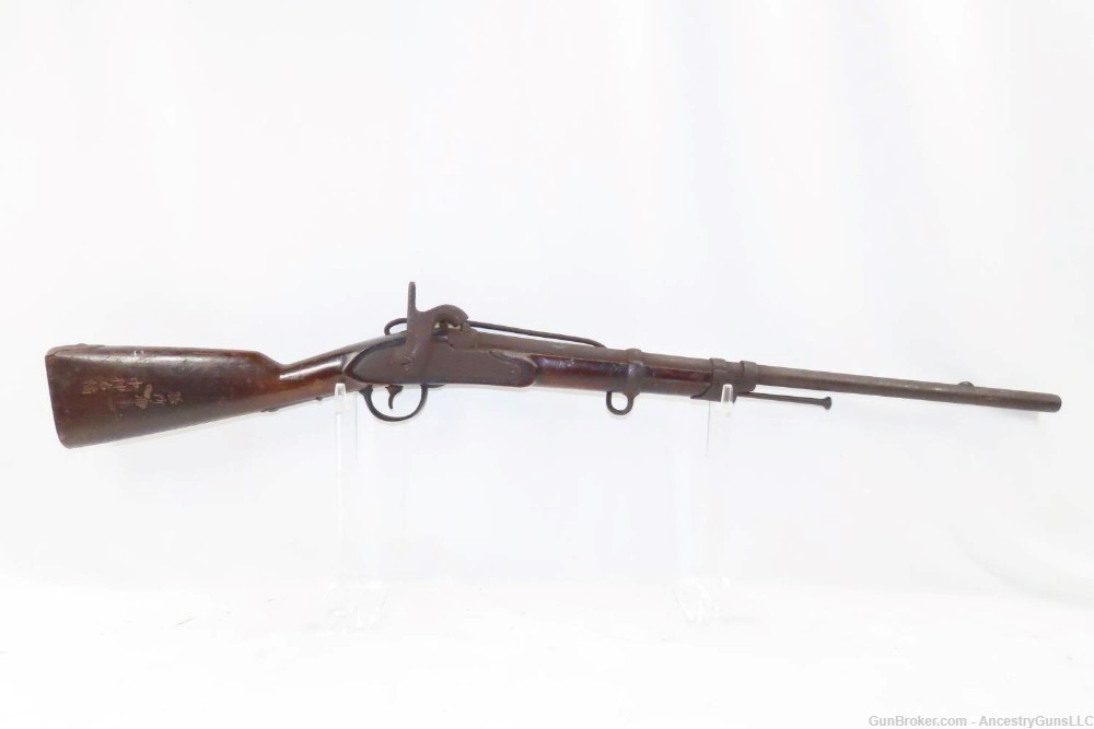 BOSHIN WAR Period EUROPEAN-JAPANESE Import Saddle Ring Carbine .58 Caliber -img-1