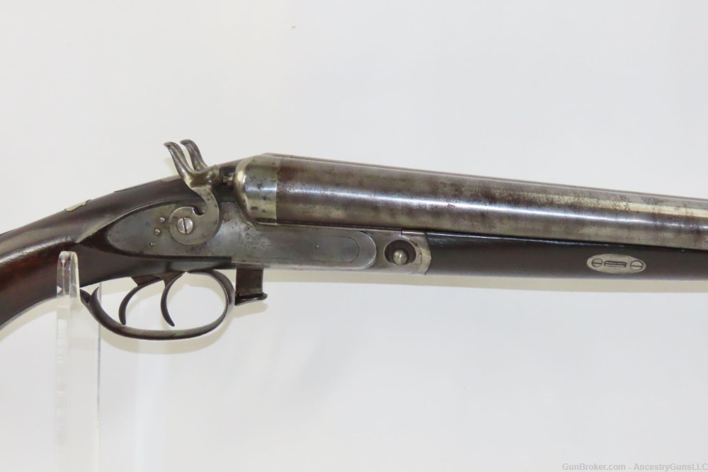 c1876 12 Gauge PARKER BROTHERS UNDERLIFTER Grade 0 HAMMER Shotgun Antique  -img-17