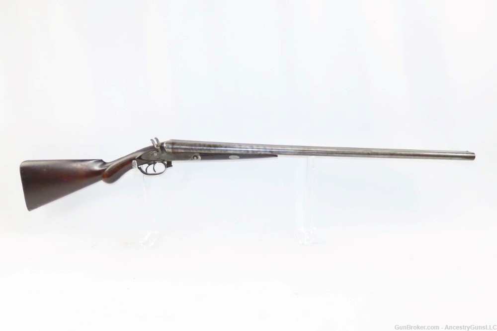 c1876 12 Gauge PARKER BROTHERS UNDERLIFTER Grade 0 HAMMER Shotgun Antique  -img-15