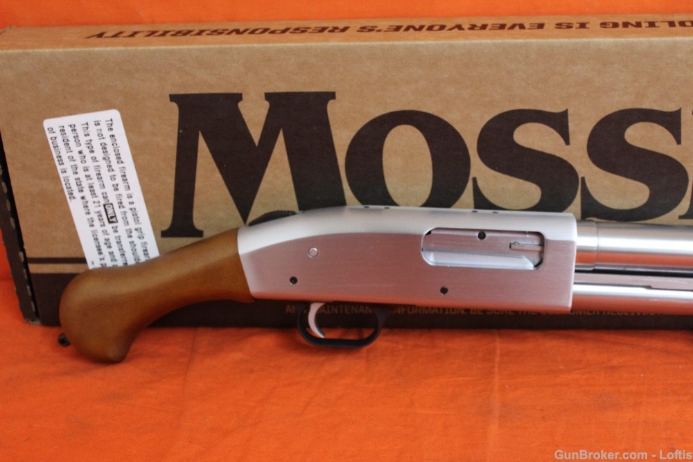 Mossberg 590 Shockwave Chrome 12ga NEW! Free Layaway! - Pump Action ...