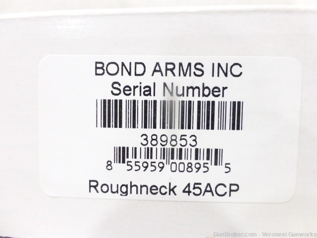 NIB Bond Arms Roughneck 45 ACP 2.5" Rubberized Grips 389853-img-5