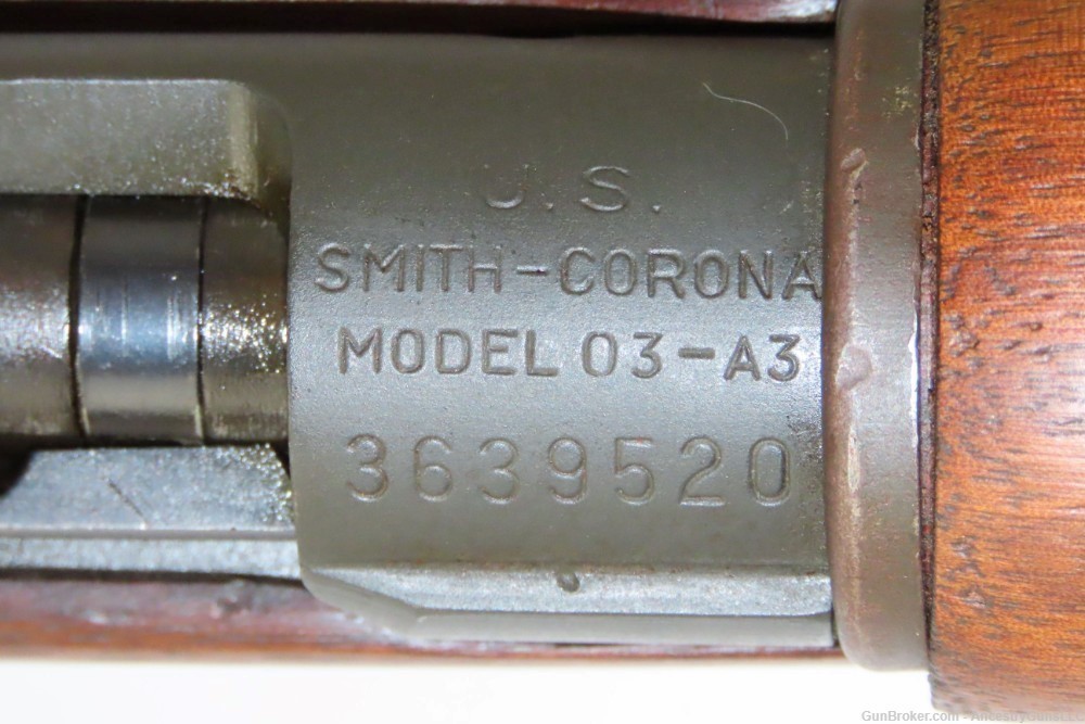 US SMITH-CORONA Model 1903A3 .30-06 Caliber Bolt Action C&R MILITARY Rifle -img-8