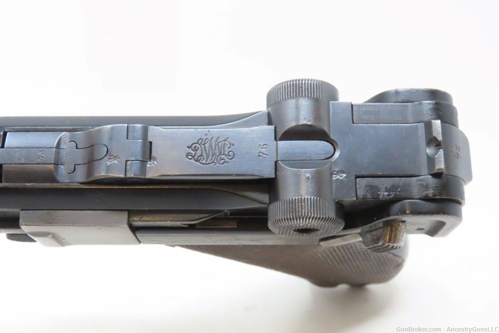1913 Dated WORLD WAR I Era DWM German LUGER P.08 9mm Semi-Auto PISTOL C&R  -img-7
