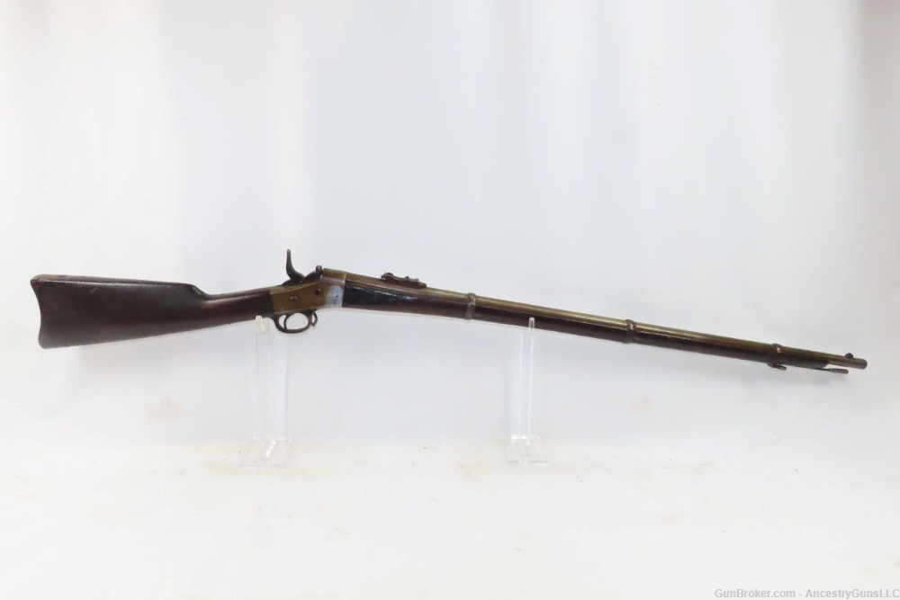 STATE of NEW YORK MILITIA Remington M1871 ROLLING BLOCK Antique .50-70 GOVT-img-12
