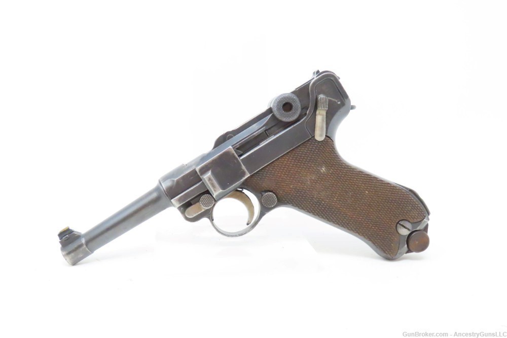 c1919 mfr. WEIMAR GERMAN DWM 7.65x21mm Commercial LUGER Pistol C&R -img-1