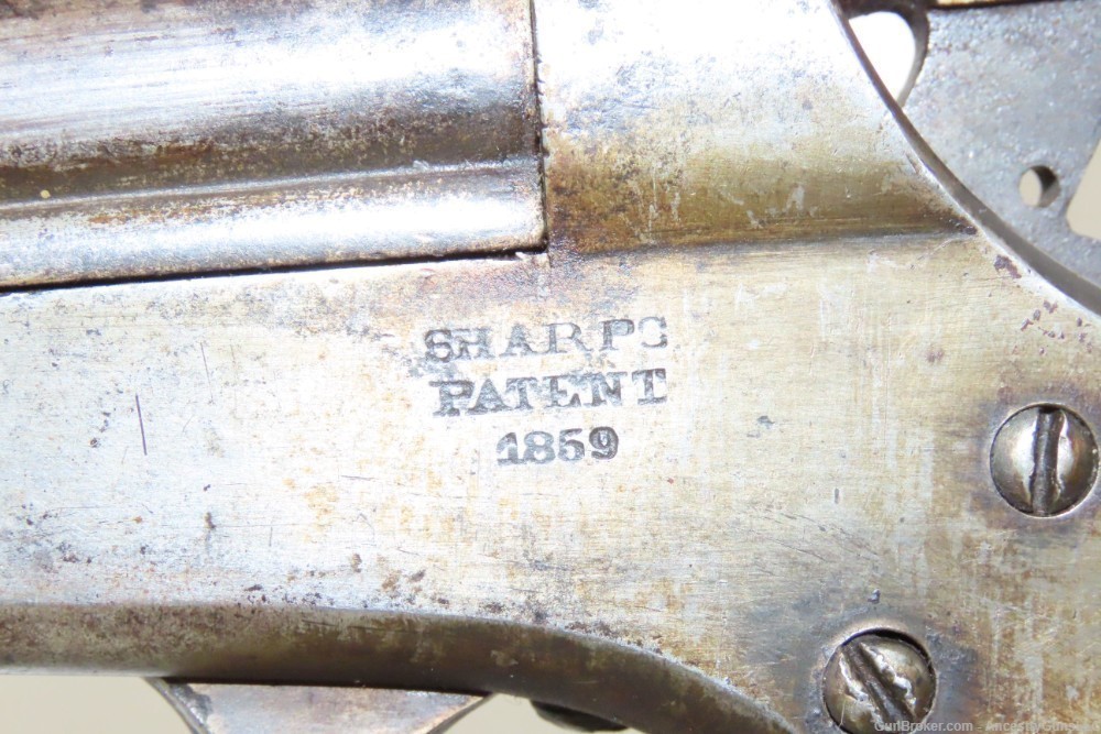 RARE CIVIL WAR Antique SHARPS & HANKINS Model 1862 ARMY .52 Cal. RF Carbine-img-5