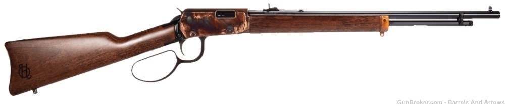 Heritage STR22LCH20 Settler Lever Action Rifle, 22 LR, 20" Bbl case colored-img-0