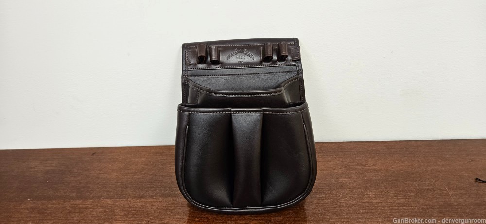Galco Leather Sporting Clays Pouch Dark Havana-img-0