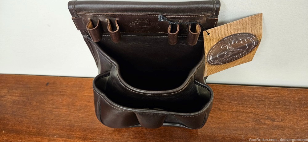 Galco Leather Sporting Clays Pouch Dark Havana-img-2