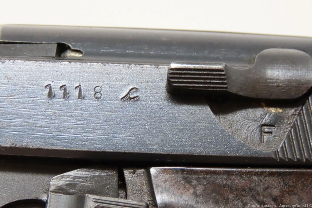 c1943 mfr. German MAUSER P.38 World War II “byf/43” Code 9x19mm Pistol C&R -img-7