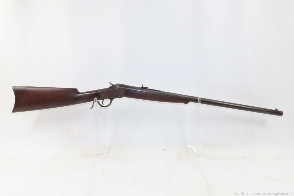 Antique WINCHESTER Model 1885 LOW WALL .32 Long Caliber SINGLE SHOT Rifle -img-12