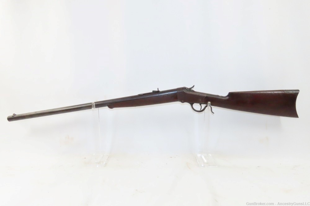 Antique WINCHESTER Model 1885 LOW WALL .32 Long Caliber SINGLE SHOT Rifle -img-1