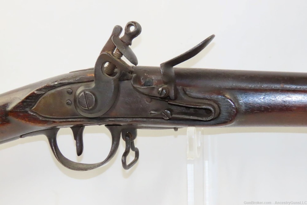 Antique CHARLEVILLE U.S. Model 1795 Type FLINTLOCK WAR of 1812 Era MUSKET  -img-3