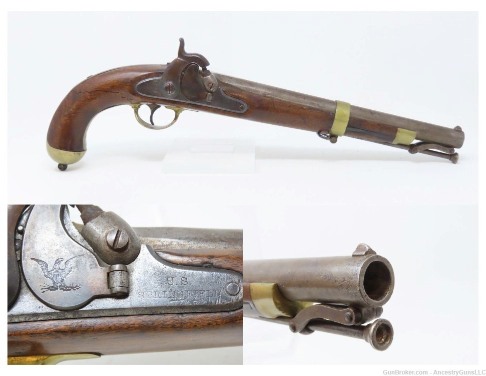 CIVIL WAR SPRINGFIELD ARMORY Model 1855 MAYNARD Pistol-Carbine-img-0