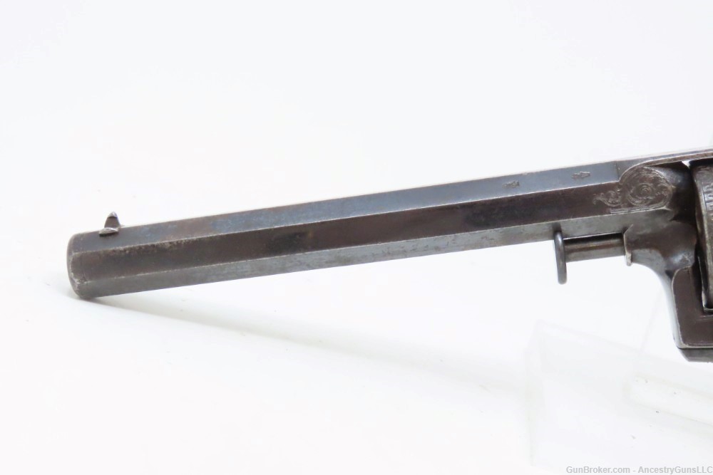 CRIMEAN WAR British DEANE ADAMS Revolver .44 ENGRAVED c1851 England Antique-img-4