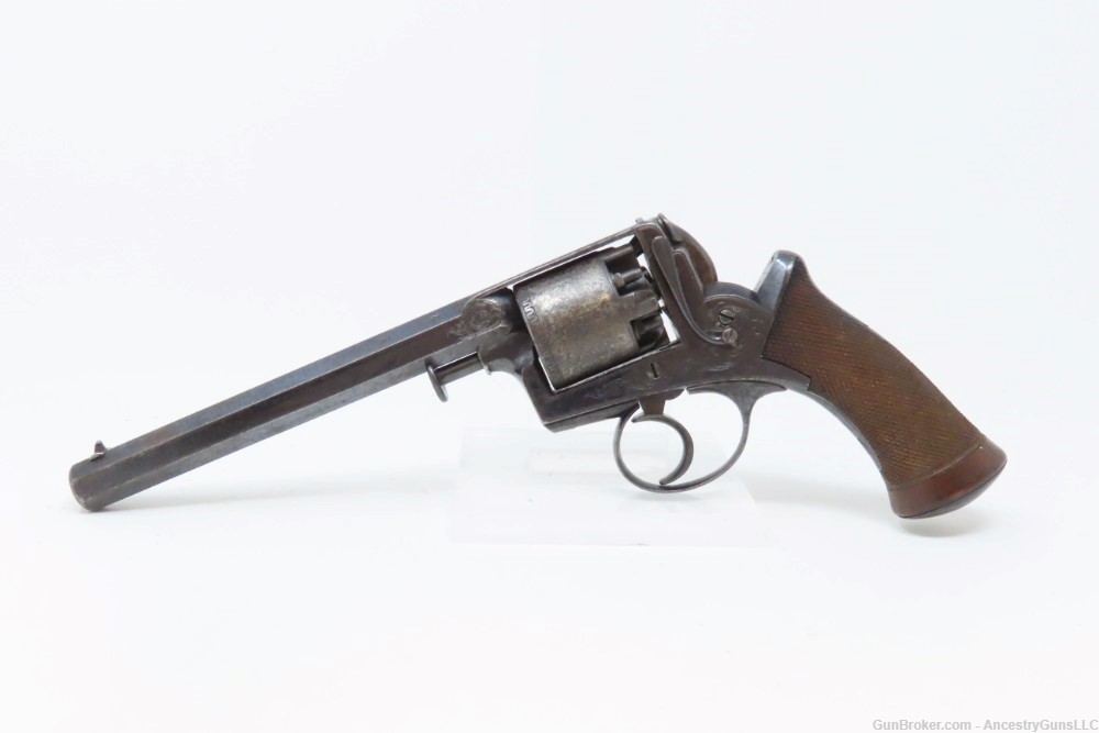 CRIMEAN WAR British DEANE ADAMS Revolver .44 ENGRAVED c1851 England Antique-img-1