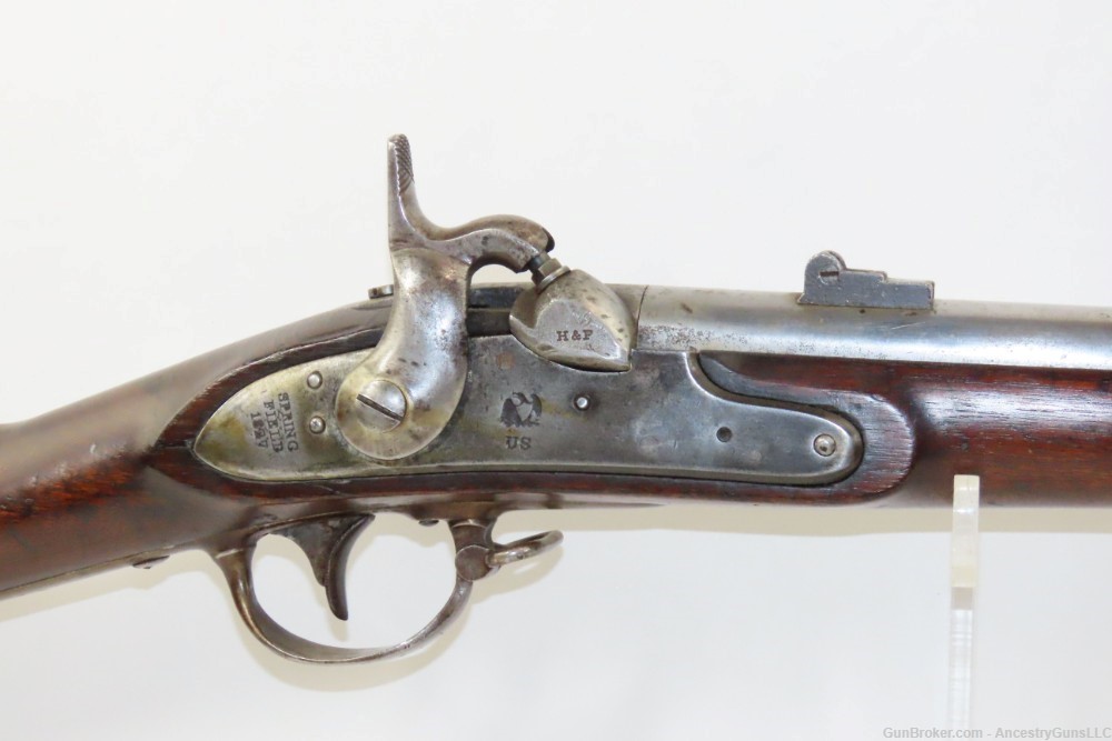 HEWES & PHILLIPS US SPRINGFIELD Model 1816 .69 MUSKET Antique-img-3