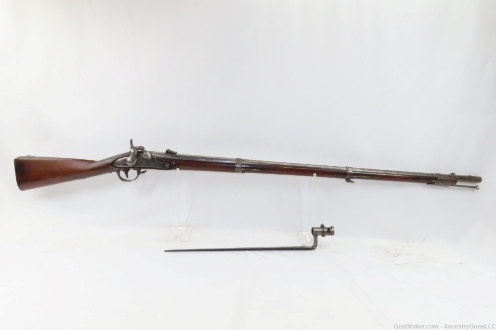 HEWES & PHILLIPS US SPRINGFIELD Model 1816 .69 MUSKET Antique-img-1