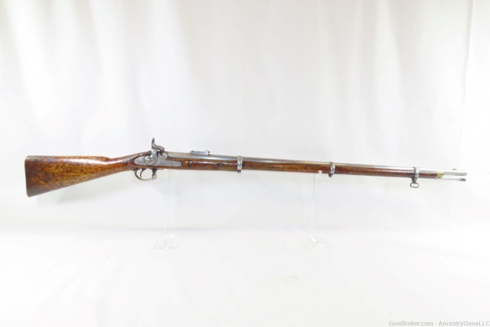 c1861 IMPERIAL BRITISH Pattern 1853 ENFIELD Rifle-Musket Victorian  Antique-img-1
