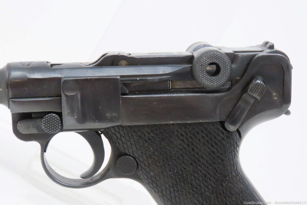 WORLD WAR II Era DWM 9x19mm P.08 GERMAN LUGER C&R Pistol-img-3