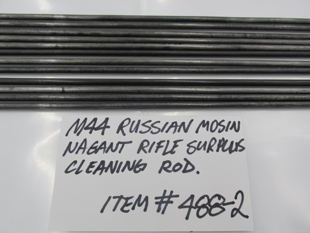 RUSSIAN SURPLUS M44 MOSIN NAGANT RIFLE CLEANING ROD WW2 ORIGINAL USED/V.G.-img-1