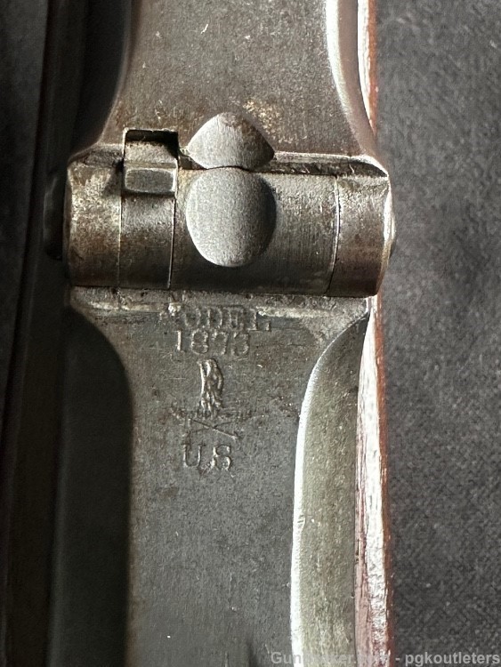 IDENTIFIED NEW JERSEY MARKED U.S. SPRINGFIELD MODEL 1873 TRAPDOOR RIFLE. -img-38