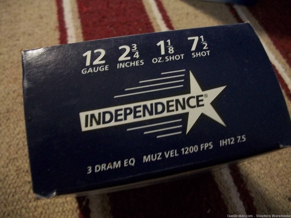 Independence 12ga 7½shot game loads 2 boxes of 25-img-1