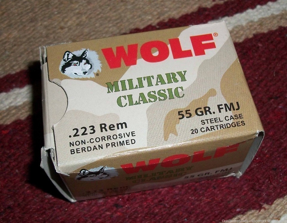 223 Remington 55gr FMJ Wolf 20rds-img-0