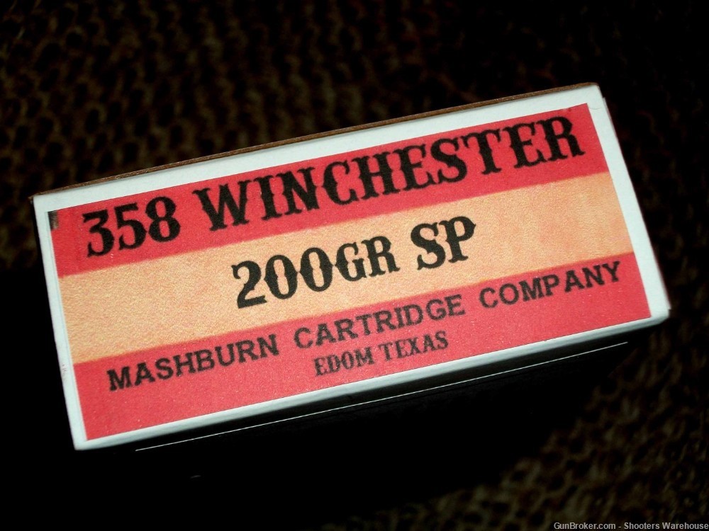 358 Winchester 200gr SP Mashburn Cartridge Company 20rds NEW-img-1