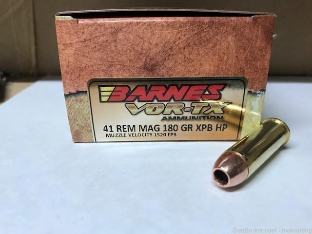 Barnes 41 Rem Mag 180gr XPB HP 200 Rounds-img-0