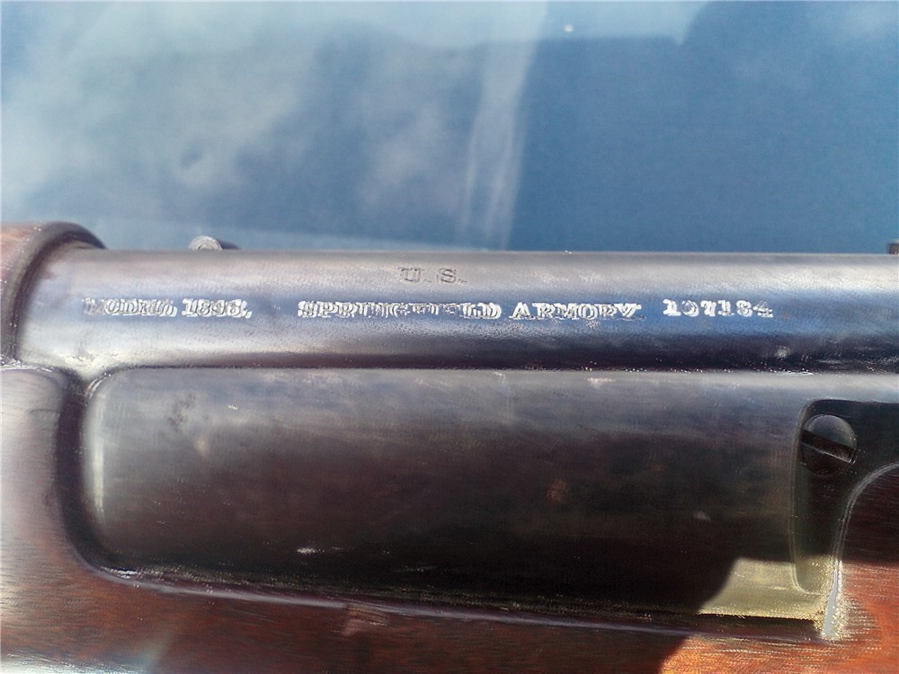 Antique Springfield 30/40 Krag Rifle-low serial number-img-9