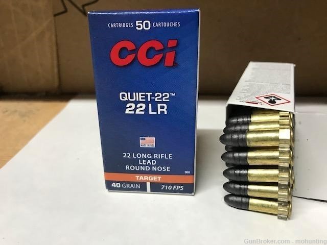 CCI 960 22LR 40gr LRN Quiet-22 Target 2000 Rounds-img-0