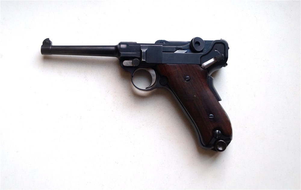 1900 DWM AMERICAN EAGLE GERMAN LUGER WITH ORIGINAL IDEAL STOCK AND GRIPS-img-1