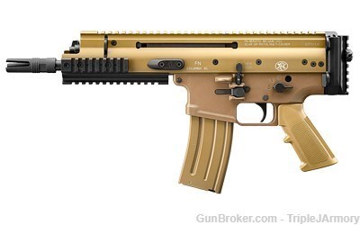 FN America, Scar 15P, Semi-automatic Pistol, 556NATO, 7.5" Barrel, 3 Prong -img-2