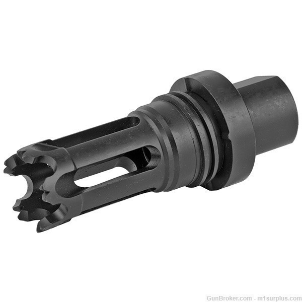 USA Made YHM AK47 VSKA Threaded Flash Hider w/ Integral QD Locking Collar-img-0
