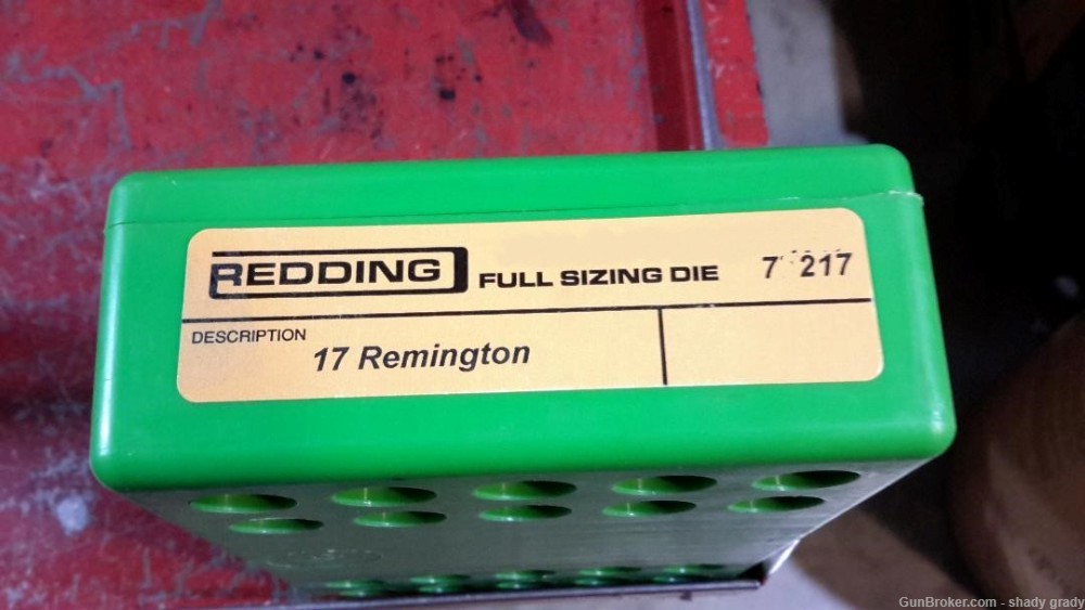 redding 17 remington fl sizer body die #75217      -img-1