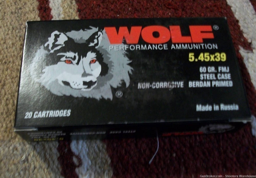Wolf 5.45X39 60gr FMJ Polyformance20rds-img-0