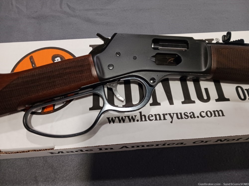 HENRY BIG BOY STEEL SIDE GATE 357 MAG LARGE LOOP LEVER ACTION RIFLE NEW-img-3