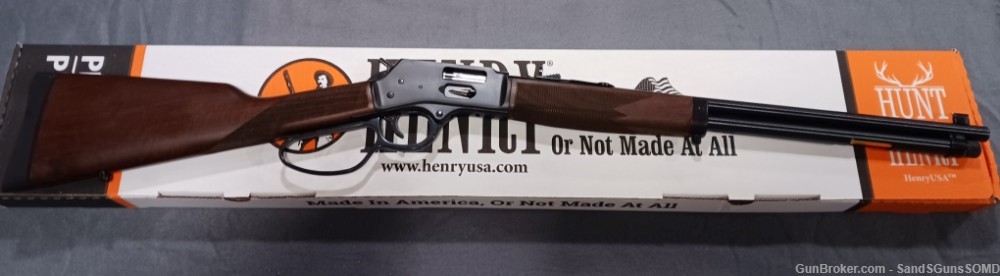 HENRY BIG BOY STEEL SIDE GATE 357 MAG LARGE LOOP LEVER ACTION RIFLE NEW-img-1