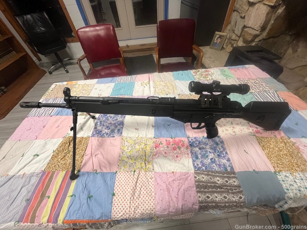 HK91 G3 7.62x51 with Hensoldt scope etc -img-51