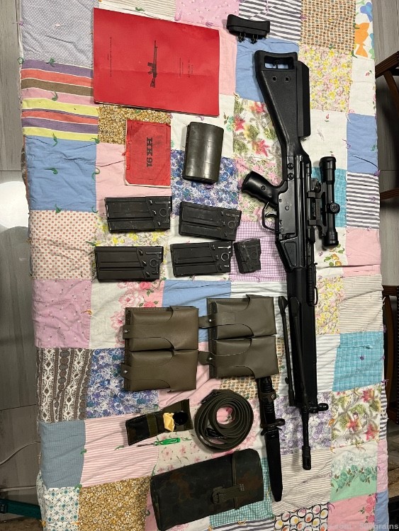 HK91 G3 7.62x51 with Hensoldt scope etc -img-0