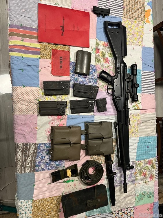HK91 G3 7.62x51 with Hensoldt scope etc -img-95