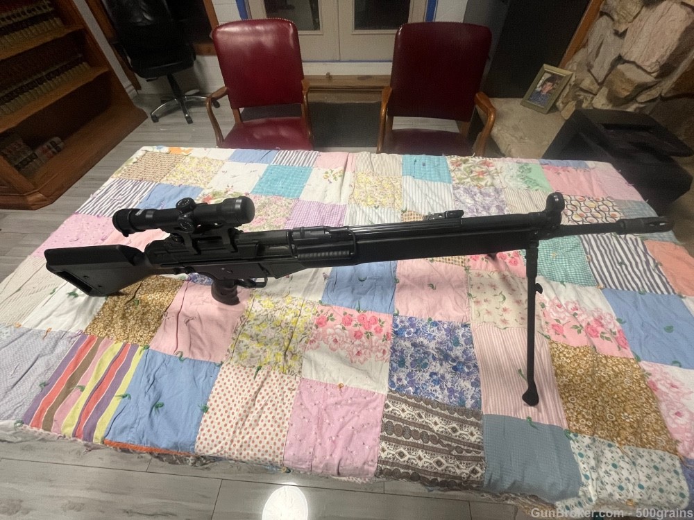 HK91 G3 7.62x51 with Hensoldt scope etc -img-56